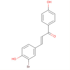727401-45-8  2-Propen-1-one, 3-(3-bromo-4-hydroxyphenyl)-1-(4-hydroxyphenyl)-,(2E)-