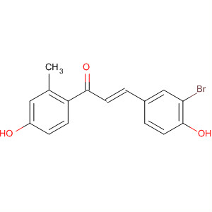 727401-59-4  2-Propen-1-one,3-(3-bromo-4-hydroxyphenyl)-1-(4-hydroxy-2-methylphenyl)-, (2E)-
