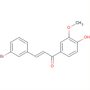 727401-63-0  2-Propen-1-one, 3-(3-bromophenyl)-1-(4-hydroxy-3-methoxyphenyl)-,(2E)-