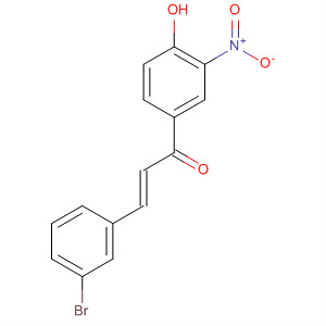 727401-70-9  2-Propen-1-one, 3-(3-bromophenyl)-1-(4-hydroxy-3-nitrophenyl)-, (2E)-