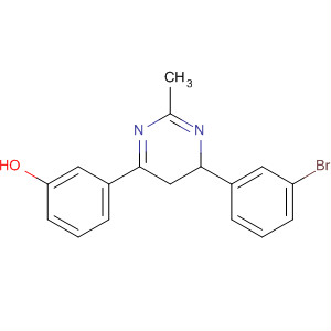 727401-77-6  Phenol, 3-[6-(3-bromophenyl)-5,6-dihydro-2-methyl-4-pyrimidinyl]-