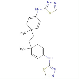72743-83-0  1,3,4-Thiadiazol-2-amine, 5,5'-(1,2-ethanediyl)bis[N-(4-methylphenyl)-