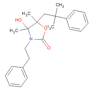 727664-58-6  2-Oxazolidinone,4-hydroxy-4,5-dimethyl-5-(2-methyl-2-phenylpropyl)-3-(2-phenylethyl)-