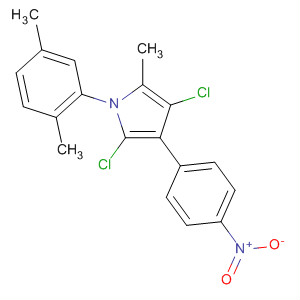 72772-14-6  1H-Pyrrole,2,4-dichloro-1-(2,5-dimethylphenyl)-5-methyl-3-(4-nitrophenyl)-