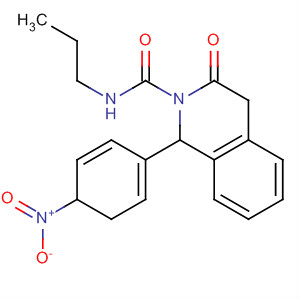 72800-04-5  2(1H)-Isoquinolinecarboxamide,3,4-dihydro-1-(4-nitrophenyl)-3-oxo-N-propyl-