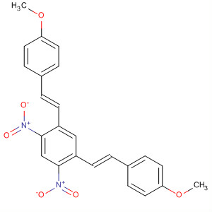 728028-50-0  Benzene, 1,5-bis[(1E)-2-(4-methoxyphenyl)ethenyl]-2,4-dinitro-