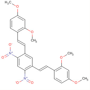 728028-51-1  Benzene, 1,5-bis[(1E)-2-(2,4-dimethoxyphenyl)ethenyl]-2,4-dinitro-