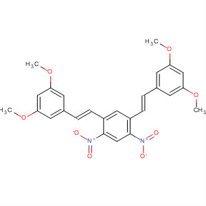 728028-52-2  Benzene, 1,5-bis[(1E)-2-(3,5-dimethoxyphenyl)ethenyl]-2,4-dinitro-