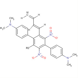 728028-57-7  Benzenamine,4,4'-[(4,6-dinitro-1,3-phenylene)di-(1E)-2,1-ethenediyl]bis[N,N-dimethyl-