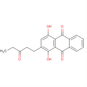 72817-84-6  9,10-Anthracenedione, 1,4-dihydroxy-2-(3-oxopentyl)-