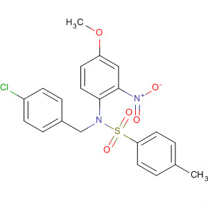 7288-56-4  Benzenesulfonamide,N-[(4-chlorophenyl)methyl]-N-(4-methoxy-2-nitrophenyl)-4-methyl-