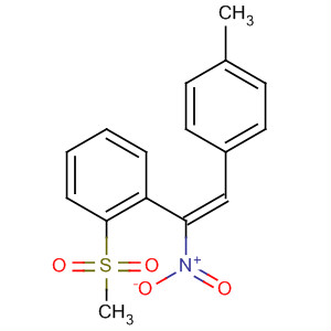 728895-91-8  Benzene, 1-[(1E)-2-(4-methylphenyl)-1-nitroethenyl]-2-(methylsulfonyl)-