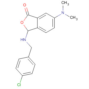 72919-90-5  1(3H)-Isobenzofuranone,3-[(4-chlorophenyl)methylamino]-6-(dimethylamino)-