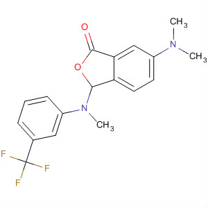 72919-95-0  1(3H)-Isobenzofuranone,6-(dimethylamino)-3-[methyl[3-(trifluoromethyl)phenyl]amino]-