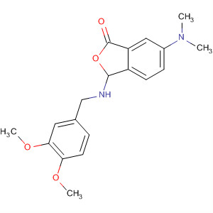 72919-99-4  1(3H)-Isobenzofuranone,3-[(3,4-dimethoxyphenyl)methylamino]-6-(dimethylamino)-