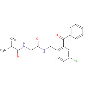 72952-51-3  Propanamide,N-[2-[(2-benzoyl-4-chlorophenyl)methylamino]-2-oxoethyl]-2-methyl-