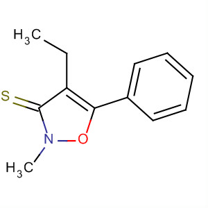 73028-27-0  3(2H)-Isoxazolethione, 4-ethyl-2-methyl-5-phenyl-
