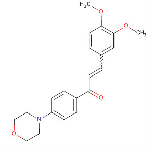 731783-13-4  2-Propen-1-one, 3-(3,4-dimethoxyphenyl)-1-[4-(4-morpholinyl)phenyl]-