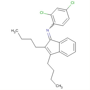 731842-71-0  Benzenamine, 2,4-dichloro-N-(2,3-dibutyl-1H-inden-1-ylidene)-