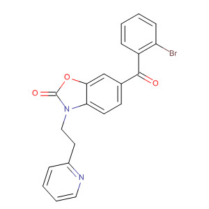 700364-07-4  2(3H)-Benzoxazolone, 6-(2-bromobenzoyl)-3-[2-(2-pyridinyl)ethyl]-