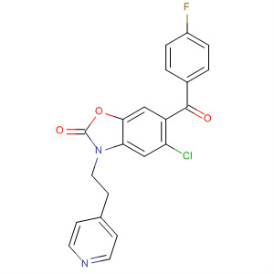 700364-16-5  2(3H)-Benzoxazolone,5-chloro-6-(4-fluorobenzoyl)-3-[2-(4-pyridinyl)ethyl]-