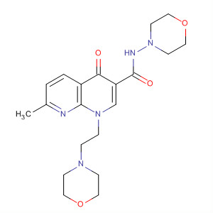 700364-59-6  1,8-Naphthyridine-3-carboxamide,1,4-dihydro-7-methyl-N-4-morpholinyl-1-[2-(4-morpholinyl)ethyl]-4-oxo-