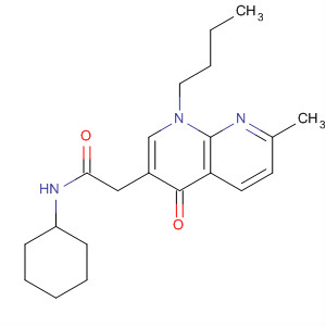700364-94-9  1,8-Naphthyridine-3-acetamide,1-butyl-N-cyclohexyl-1,4-dihydro-7-methyl-4-oxo-