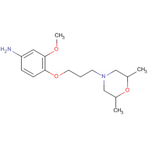 700804-31-5  Benzenamine, 4-[3-(2,6-dimethyl-4-morpholinyl)propoxy]-3-methoxy-