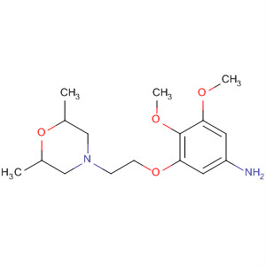 700804-41-7  Benzenamine, 3-[2-(2,6-dimethyl-4-morpholinyl)ethoxy]-4,5-dimethoxy-