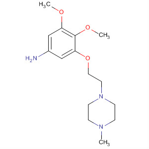 700804-42-8  Benzenamine, 3,4-dimethoxy-5-[2-(4-methyl-1-piperazinyl)ethoxy]-