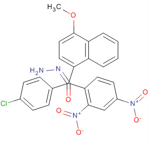70109-28-3  Methanone, (4-chlorophenyl)(4-methoxy-1-naphthalenyl)-,(2,4-dinitrophenyl)hydrazone
