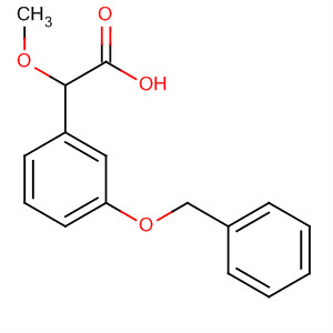 701263-78-7  Benzeneacetic acid, a-methoxy-3-(phenylmethoxy)-