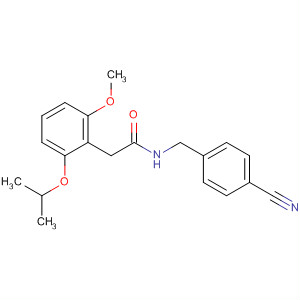701263-79-8  Benzeneacetamide,N-[(4-cyanophenyl)methyl]-a-methoxy-3-(1-methylethoxy)-