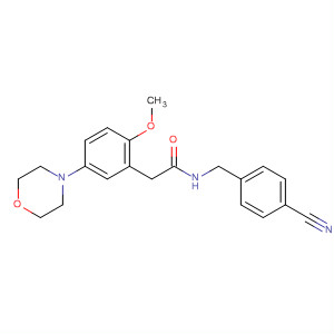 701264-41-7  Benzeneacetamide,N-[(4-cyanophenyl)methyl]-a-methoxy-4-(4-morpholinyl)-