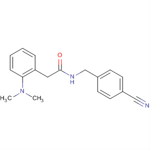 701265-08-9  Benzeneacetamide, N-[(4-cyanophenyl)methyl]-a-(dimethylamino)-