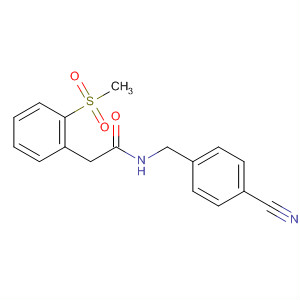 701265-16-9  Benzeneacetamide, N-[(4-cyanophenyl)methyl]-a-(methylsulfonyl)-
