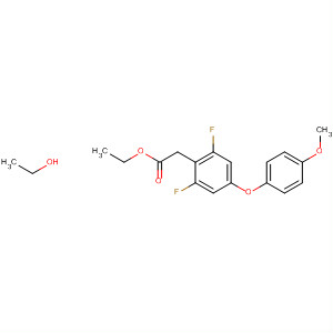 701266-37-7  Benzeneacetic acid, a-ethoxy-2,6-difluoro-4-(4-methoxyphenoxy)-, ethylester