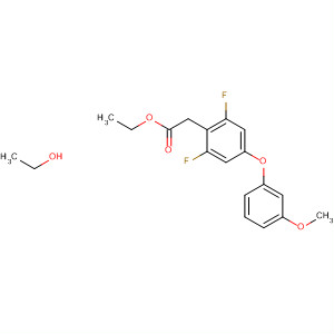 701266-44-6  Benzeneacetic acid, a-ethoxy-2,6-difluoro-4-(3-methoxyphenoxy)-, ethylester