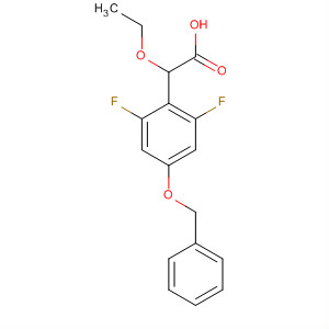 701268-92-0  Benzeneacetic acid, a-ethoxy-2,6-difluoro-4-(phenylmethoxy)-