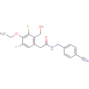 701269-38-7  Benzeneacetamide,N-[(4-cyanophenyl)methyl]-a-ethoxy-2,6-difluoro-3-(hydroxymethyl)-