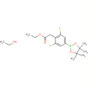 701269-86-5  Benzeneacetic acid,a-ethoxy-2,6-difluoro-4-(4,4,5,5-tetramethyl-1,3,2-dioxaborolan-2-yl)-,ethyl ester