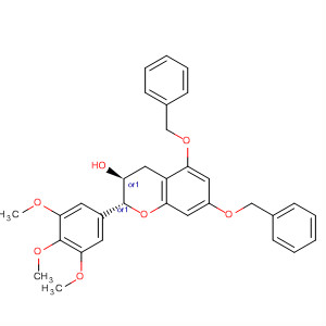 701284-19-7  2H-1-Benzopyran-3-ol,3,4-dihydro-5,7-bis(phenylmethoxy)-2-(3,4,5-trimethoxyphenyl)-,(2R,3S)-rel-