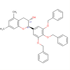 701284-37-9  2H-1-Benzopyran-3-ol,3,4-dihydro-5,7-dimethyl-2-[3,4,5-tris(phenylmethoxy)phenyl]-,(2R,3S)-rel-