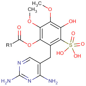 70165-40-1  Phenol, 5-[(2,4-diamino-5-pyrimidinyl)methyl]-2,3-dimethoxy-, hydrogensulfate (ester)