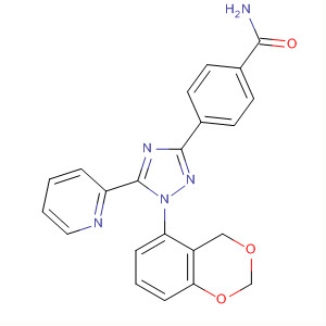 701979-35-3  Benzamide,4-[1-(4H-1,3-benzodioxin-5-yl)-5-(2-pyridinyl)-1H-1,2,4-triazol-3-yl]-