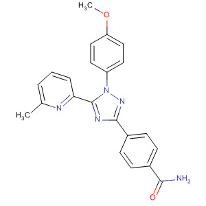 701979-38-6  Benzamide,4-[1-(4-methoxyphenyl)-5-(6-methyl-2-pyridinyl)-1H-1,2,4-triazol-3-yl]-