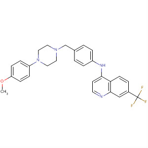 70261-72-2  4-Quinolinamine,N-[4-[[4-(4-methoxyphenyl)-1-piperazinyl]methyl]phenyl]-7-(trifluoromethyl)-
