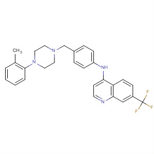 70261-73-3  4-Quinolinamine,N-[4-[[4-(2-methylphenyl)-1-piperazinyl]methyl]phenyl]-7-(trifluoromethyl)-