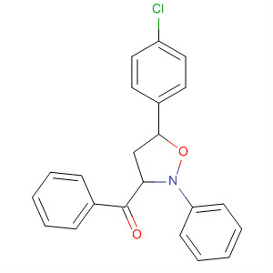 70263-54-6  Methanone, [5-(4-chlorophenyl)-2-phenyl-3-isoxazolidinyl]phenyl-