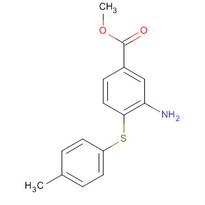 702669-77-0  Benzoic acid, 3-amino-4-[(4-methylphenyl)thio]-, methyl ester